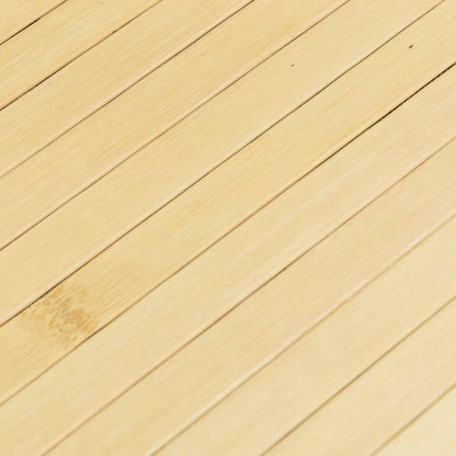Tappeto Rettangolare Naturale Chiaro 70x1000 cm in Bambù - homemem39