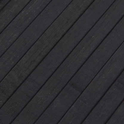 Tappeto Rettangolare Grigio 80x500 cm in Bambù - homemem39