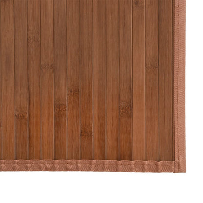 Tappeto Rettangolare Marrone 80x1000 cm in Bambù - homemem39