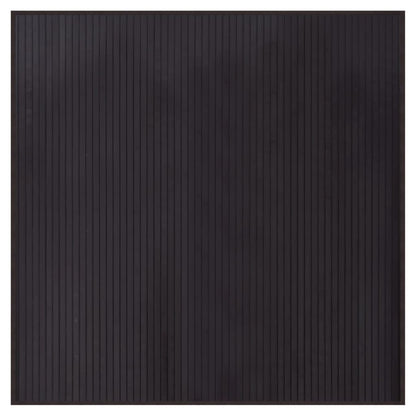 Tappeto Quadrato Marrone Scuro 100x100 cm in Bambù - homemem39