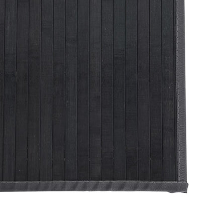 Tappeto Rettangolare Grigio 100x300 cm in Bambù - homemem39