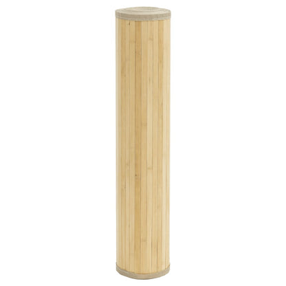 Tappeto Rettangolare Natura Chiaro 100x400 cm in Bambù | homemem39