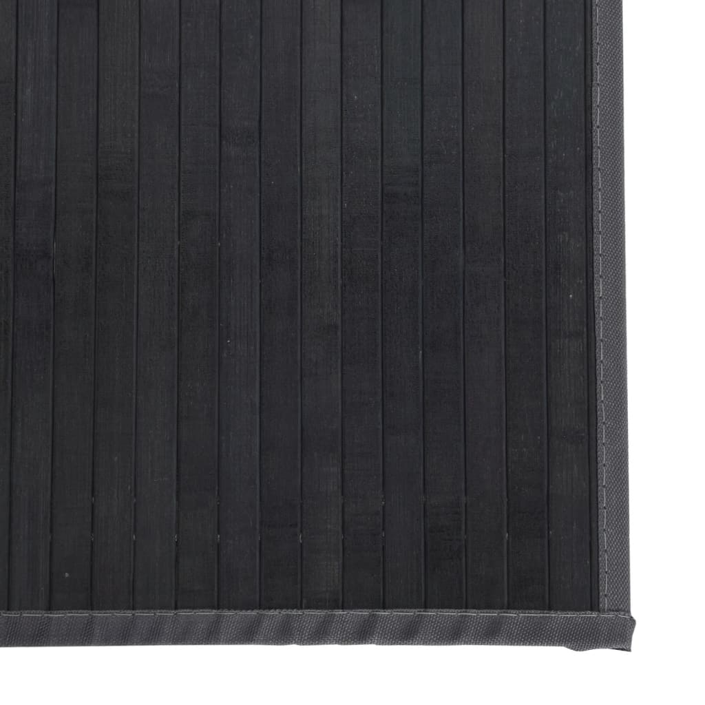 Tappeto Rettangolare Grigio 100x400 cm in Bambù | homemem39