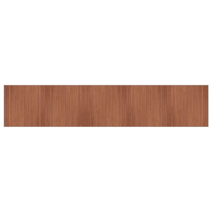 Tappeto Rettangolare Marrone 100x1000 cm in Bambù - homemem39