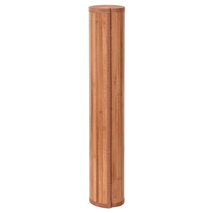 Tappeto Rettangolare Marrone 100x1000 cm in Bambù - homemem39