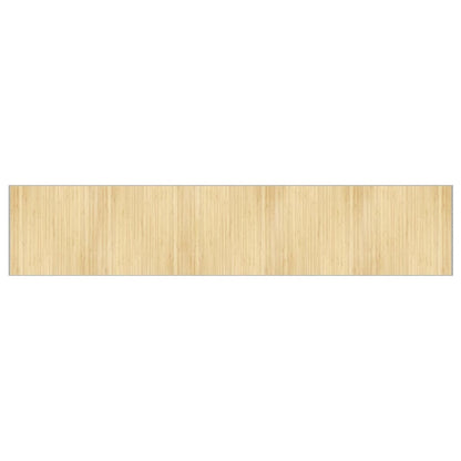 Tappeto Rettangolare Naturale Chiaro 100x1000 cm in Bambù - homemem39