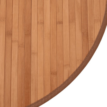 Tappeto Rotondo Naturale 60 cm in Bambù