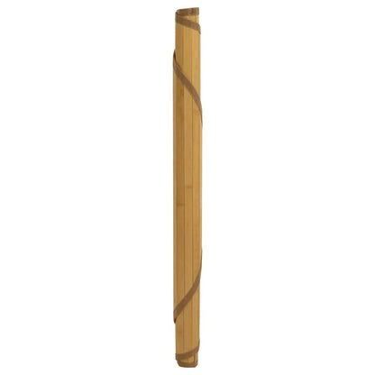Tappeto Rotondo Naturale 80 cm in Bambù | homemem39