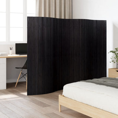 Divisorio Ambienti Nero Larghezza 250 cm Altezza 165 cm in Bambù | homemem39
