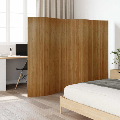 Divisorio Ambienti Marrone Larghezza 250 cm Altezza 165 cm in Bambù | homemem39