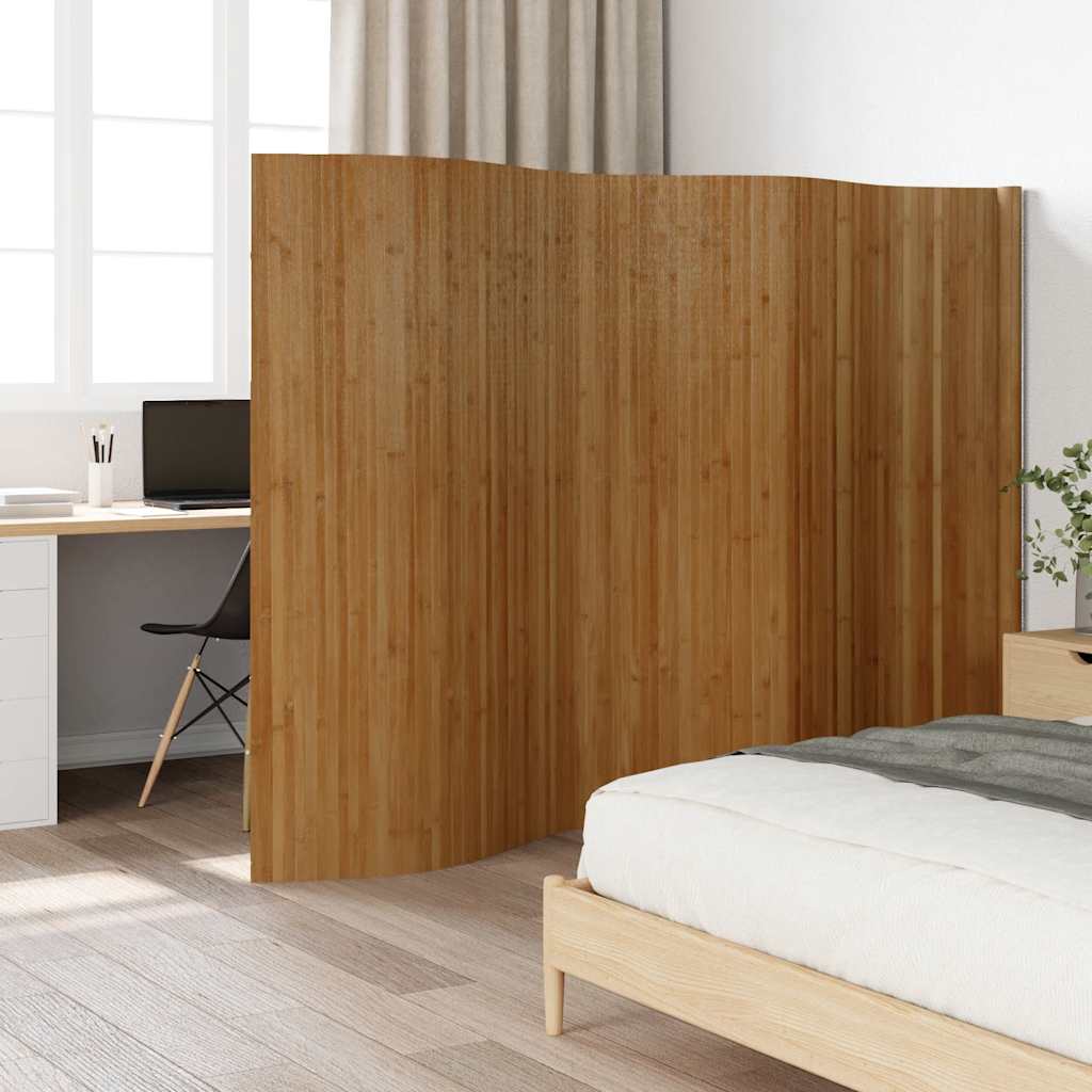 Divisorio Ambienti Marrone Larghezza 400 cm Altezza 165 cm in Bambù | homemem39