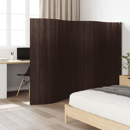 Divisorio Ambienti Marrone Scuro 165x400 cm in Bambù - homemem39