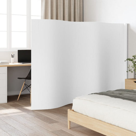 Divisorio Ambienti Bianco 165x400 cm in Bambù - homemem39