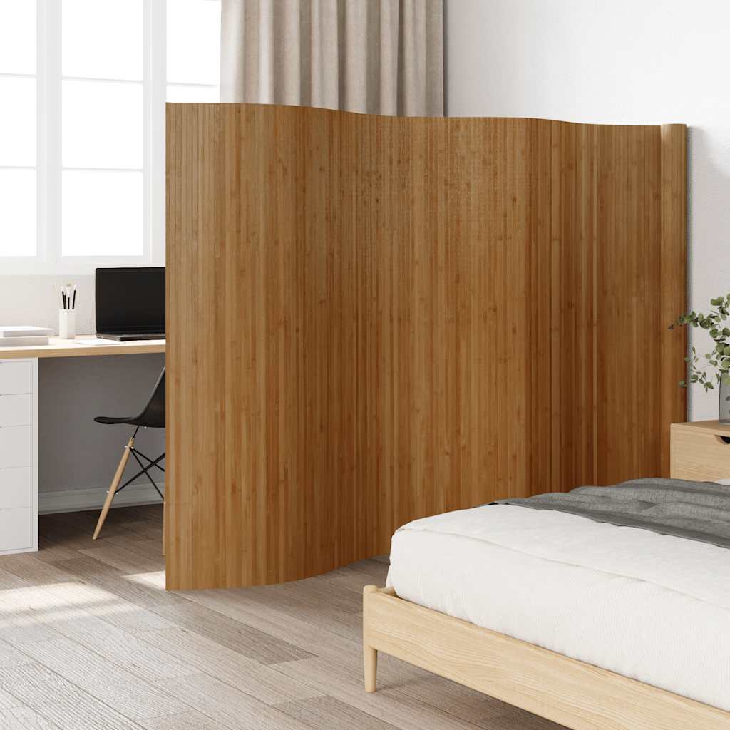 Divisorio Ambienti Marrone Larghezza 600 cm Altezza 165 cm in Bambù | homemem39
