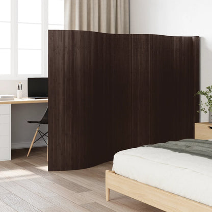 Divisorio Ambienti Marrone Scuro 165x600 cm in Bambù - homemem39