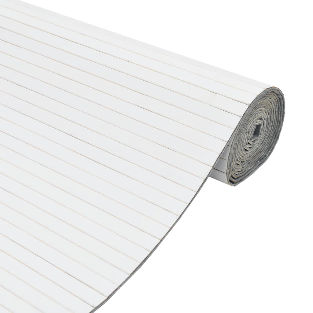Divisorio Ambienti Bianco Larghezza 600 cm Altezza 165 cm in Bambù | homemem39
