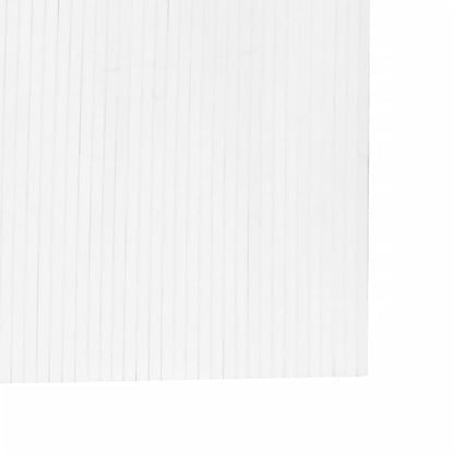 Divisorio Ambienti Bianco Larghezza 600 cm Altezza 165 cm in Bambù