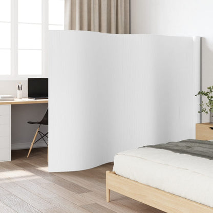 Divisorio Ambienti Bianco Larghezza 600 cm Altezza 165 cm in Bambù