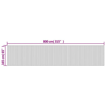 Divisorio Ambienti Marrone Larghezza 800 cm Altezza 165 cm in Bambù | homemem39