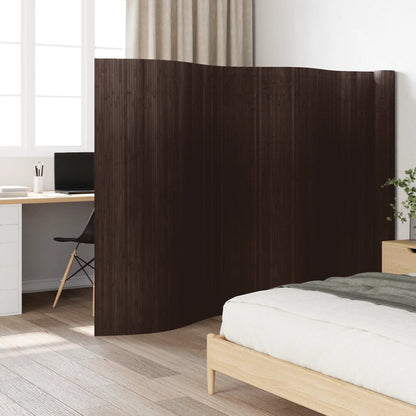 Divisorio Ambienti Marrone Scuro Larghezza 800 cm Altezza 165 cm in Bambù | homemem39