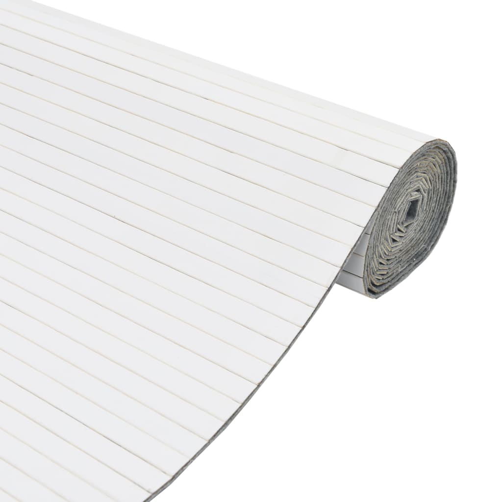 Divisorio Ambienti Bianco Larghezza 800 cm Altezza 165 cm in Bambù | homemem39