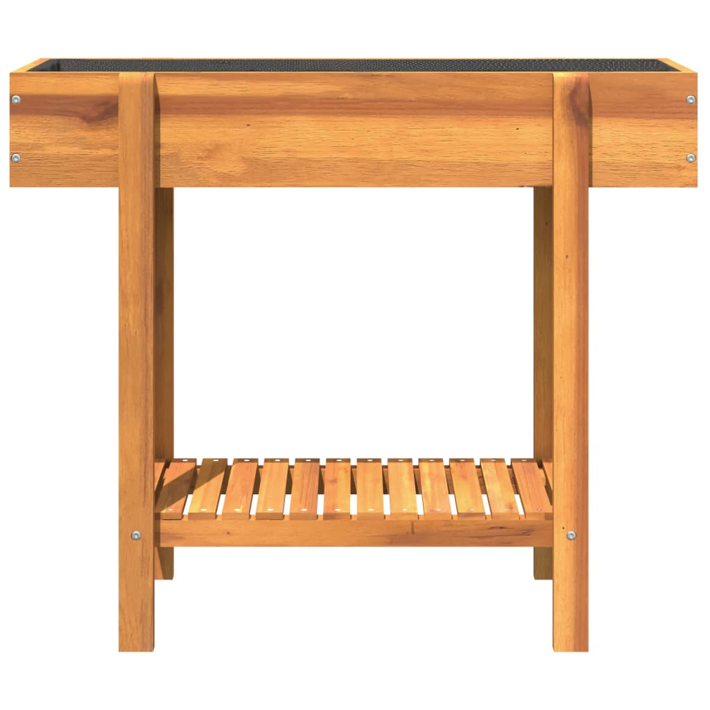 Fioriera Rialzata da Giardino 90x30x75 cm Legno Massello Acacia | homemem39