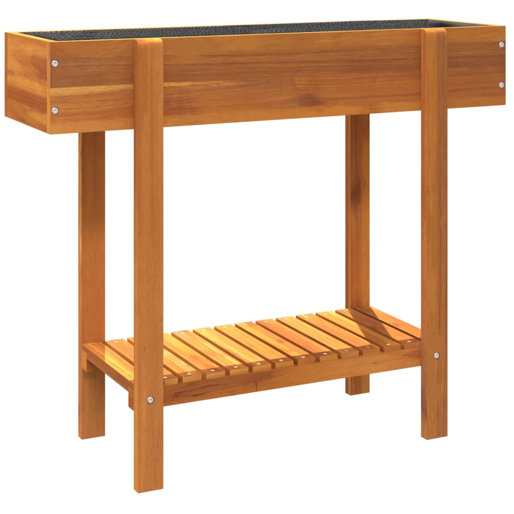Fioriera Rialzata da Giardino 90x30x75 cm Legno Massello Acacia | homemem39