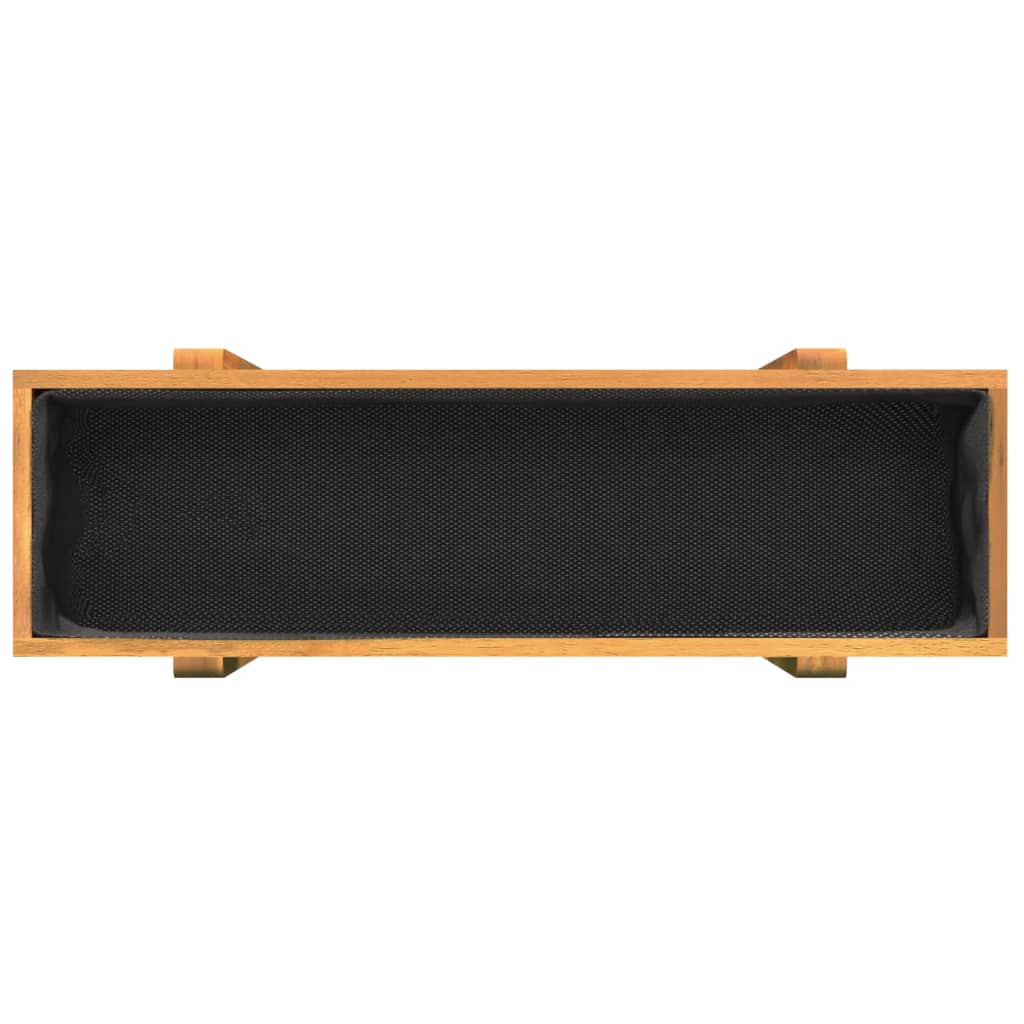 Fioriera Rialzata da Giardino 90x30x75 cm Legno Massello Acacia | homemem39