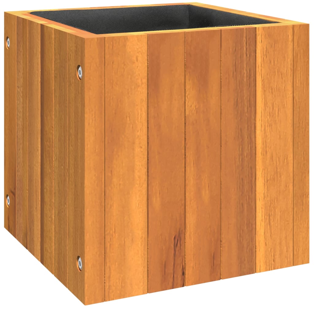 Fioriera da Giardino 25x25x25 cm in Legno Massello di Acacia | homemem39
