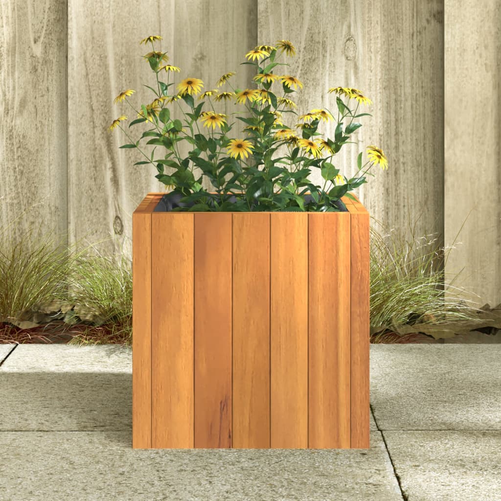 Fioriera da Giardino 25x25x25 cm in Legno Massello di Acacia | homemem39