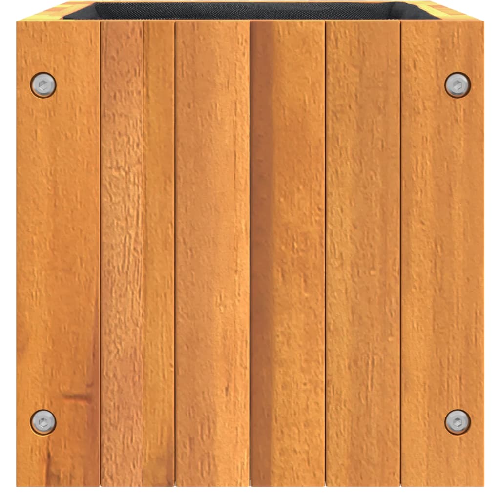Fioriera da Giardino 25x25x25 cm in Legno Massello di Acacia | homemem39