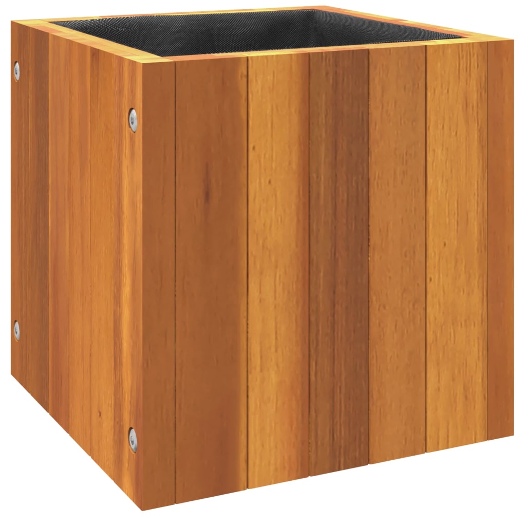 Fioriera da Giardino 25x25x25 cm in Legno Massello di Acacia | homemem39