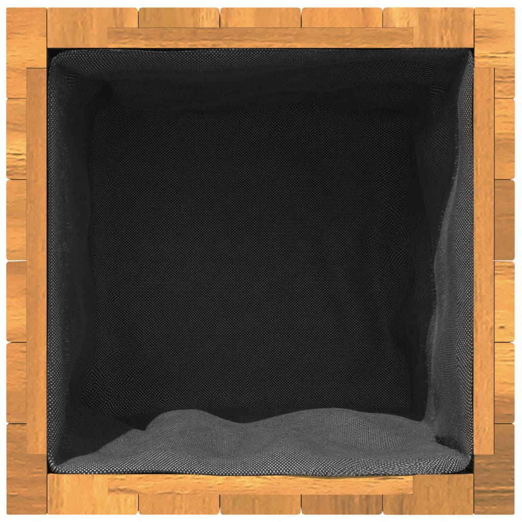 Fioriera da Giardino 35x35x35 cm in Legno Massello di Acacia | homemem39