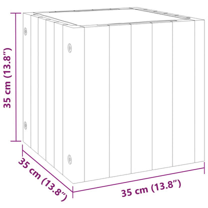 Fioriera da Giardino 35x35x35 cm in Legno Massello di Acacia | homemem39