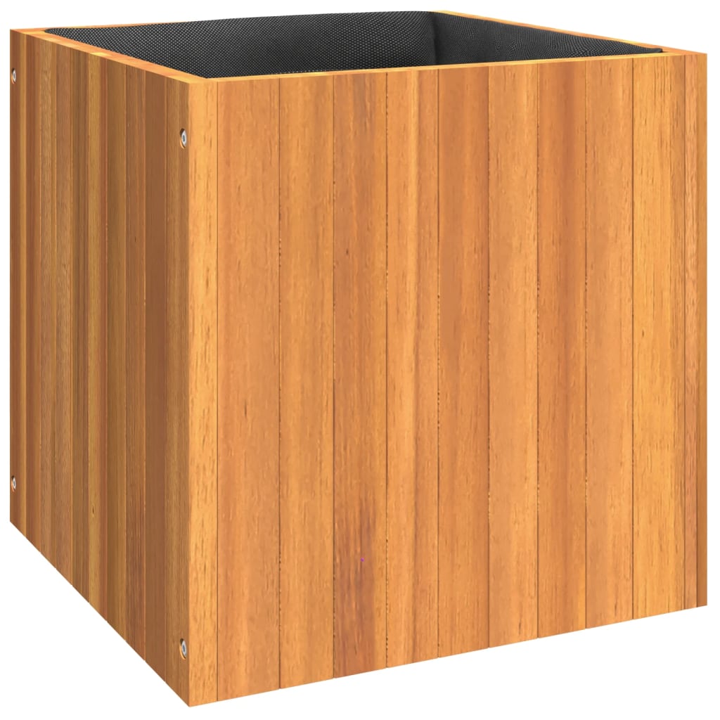 Fioriera da Giardino 45x45x45 cm in Legno Massello di Acacia - homemem39