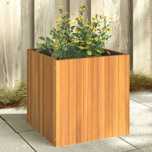 Fioriera da Giardino 45x45x45 cm in Legno Massello di Acacia - homemem39