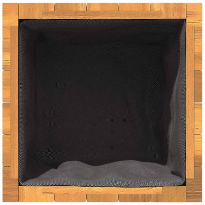 Fioriera da Giardino 35x35x60 cm in Legno Massello di Acacia | homemem39
