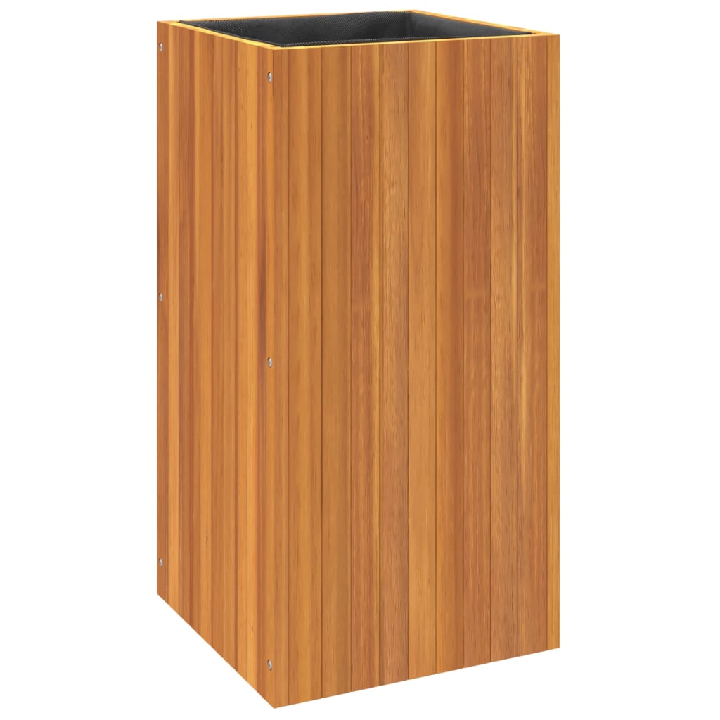 Fioriera da Giardino 45x45x90 cm in Legno Massello di Acacia | homemem39