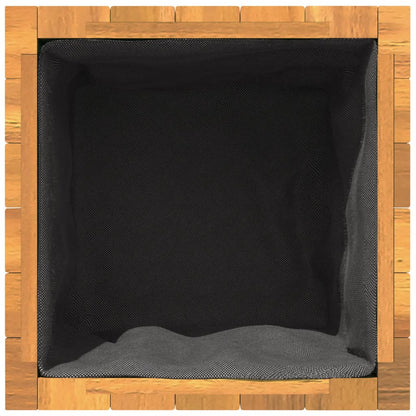 Fioriera da Giardino 45x45x90 cm in Legno Massello di Acacia | homemem39