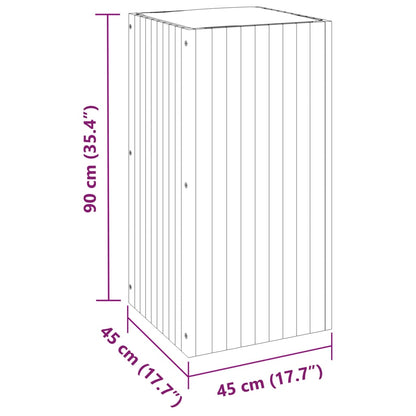 Fioriera da Giardino 45x45x90 cm in Legno Massello di Acacia | homemem39