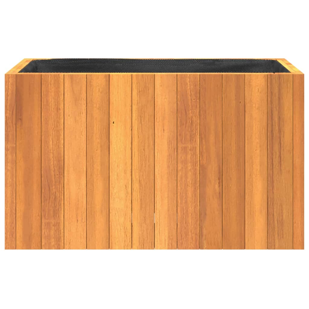 Fioriera da Giardino 59x27,5x35 cm in Legno Massello di Acacia | homemem39