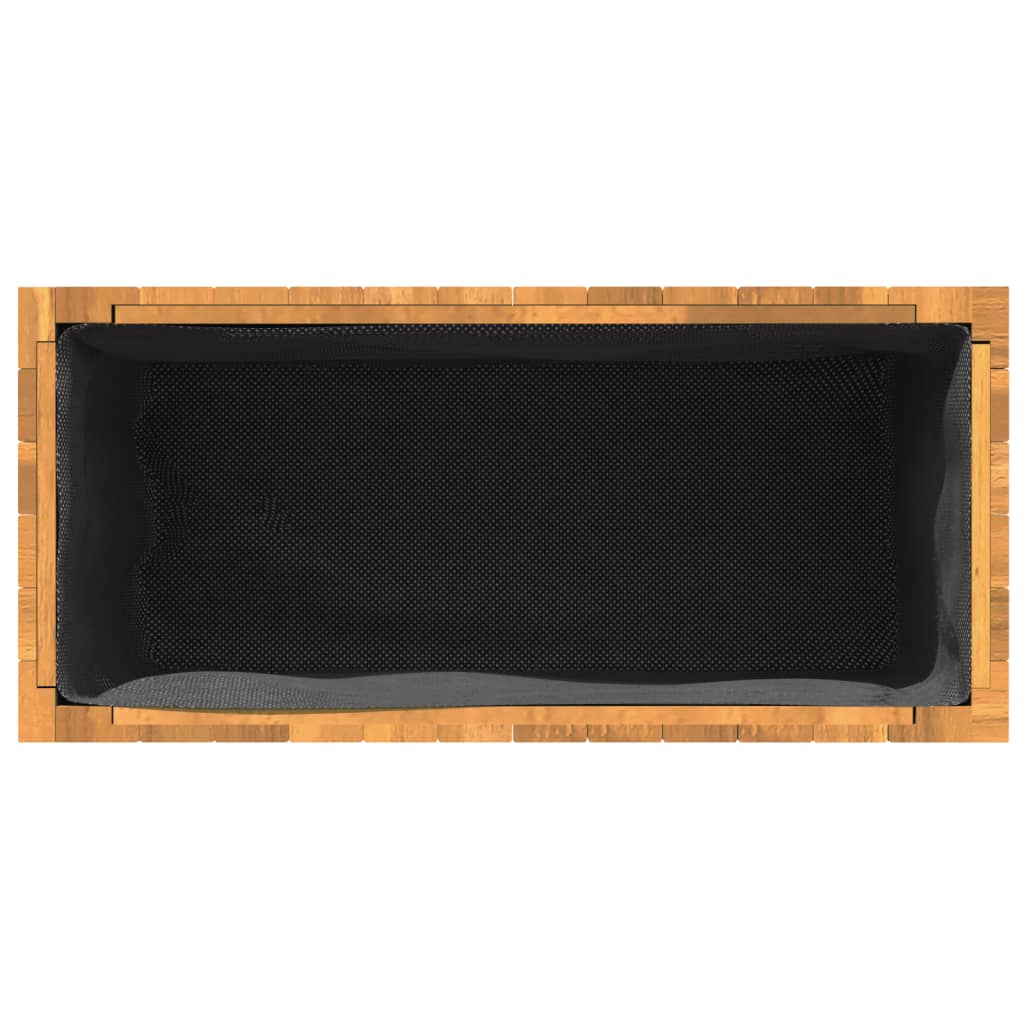 Fioriera da Giardino 59x27,5x35 cm in Legno Massello di Acacia | homemem39