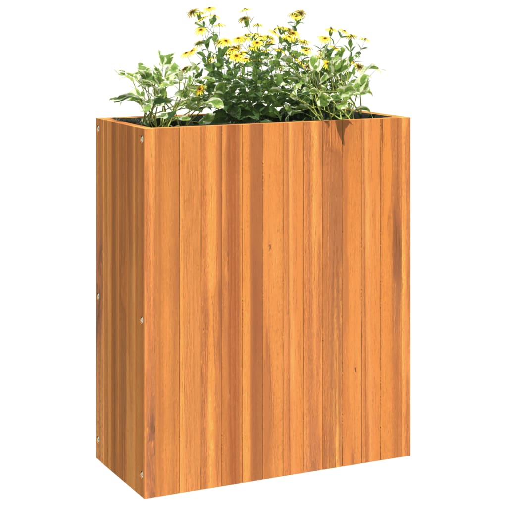 Fioriera da Giardino in Legno Massello di Acacia