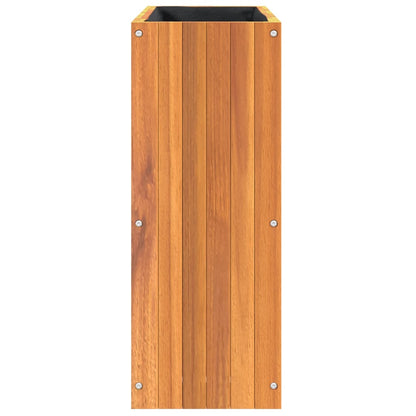 Fioriera da Giardino 59x27,5x70 cm in Legno Massello di Acacia