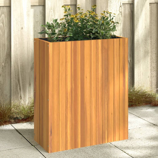 Fioriera da Giardino 59x27,5x70 cm in Legno Massello di Acacia - homemem39