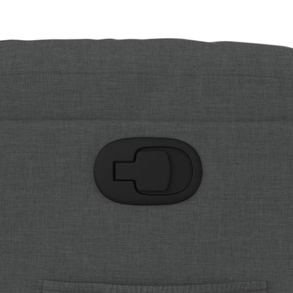 Poltrona Reclinabile in Tessuto Grigio Scuro - homemem39