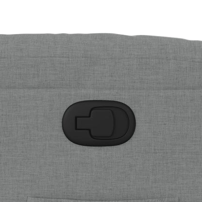 Poltrona Reclinabile in Tessuto Grigio Chiaro - homemem39