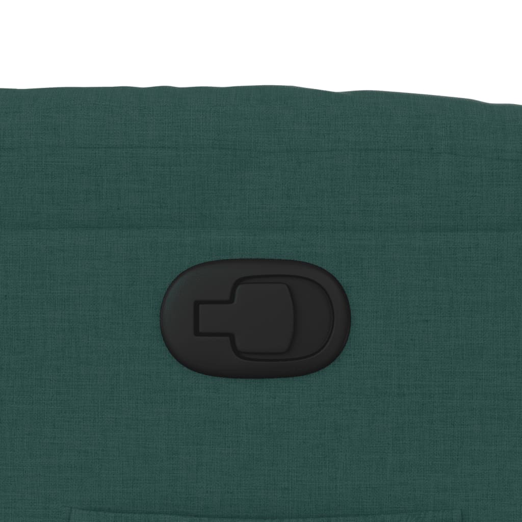 Poltrona Reclinabile in Tessuto Verde Scuro | homemem39