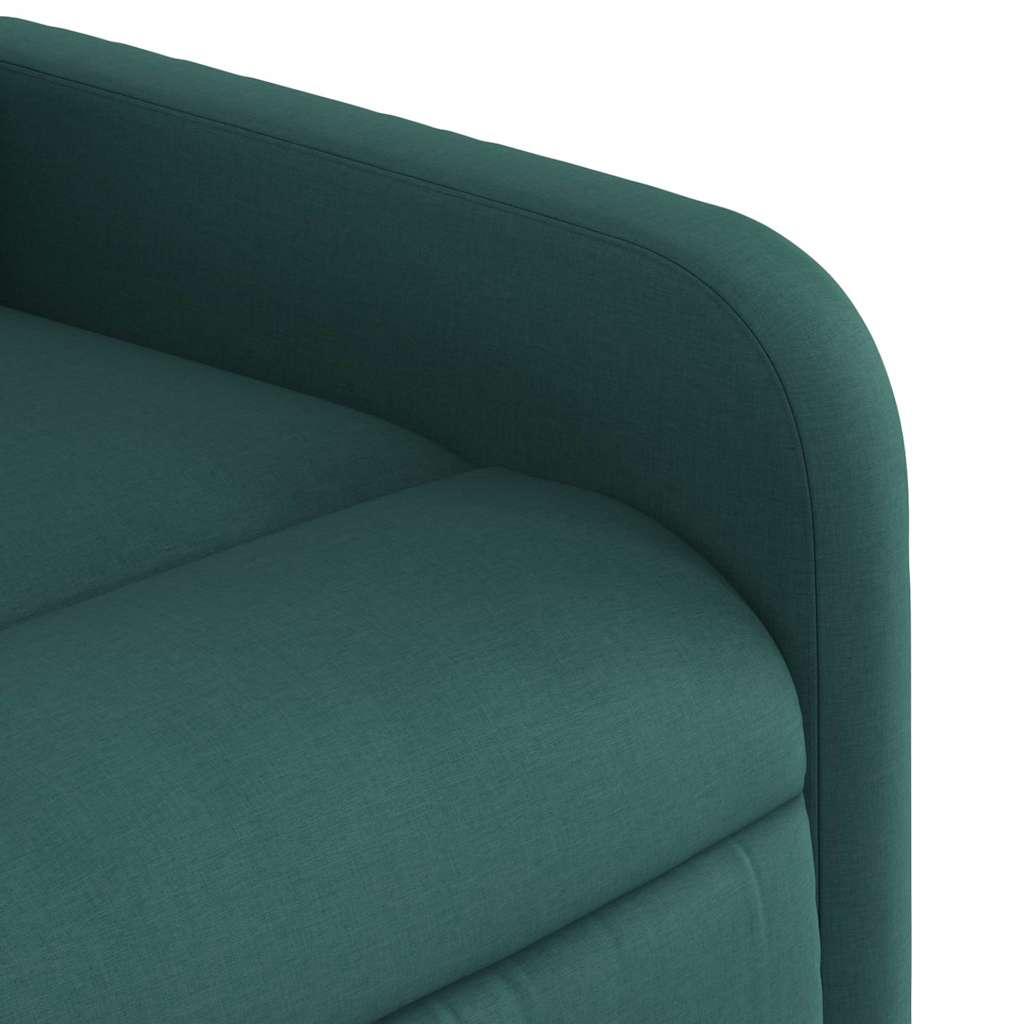 Poltrona Reclinabile in Tessuto Verde Scuro | homemem39