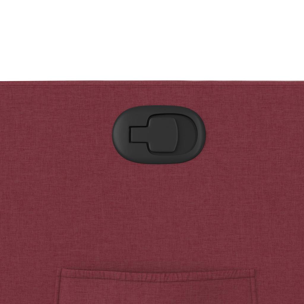 Poltrona Reclinabile in Tessuto Rosso Vino | homemem39